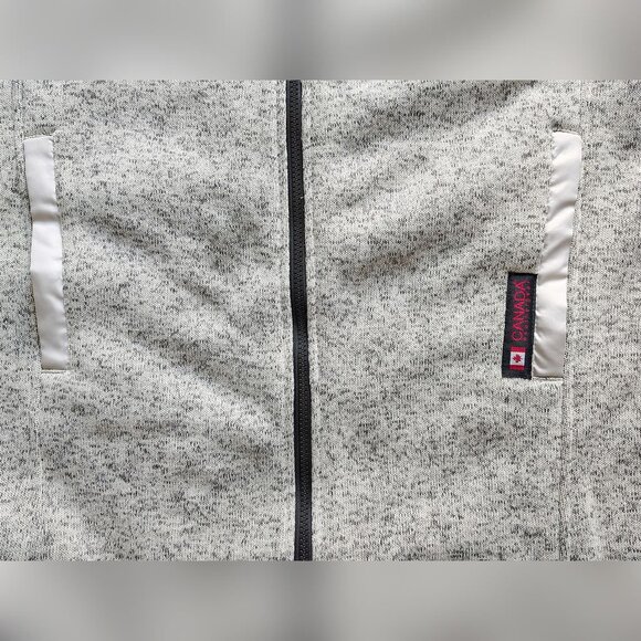 $185NWT Women's Canada Weather Gear Size 2X Color Heather Oatmeal Sweater Jacket - Picture 9 of 14